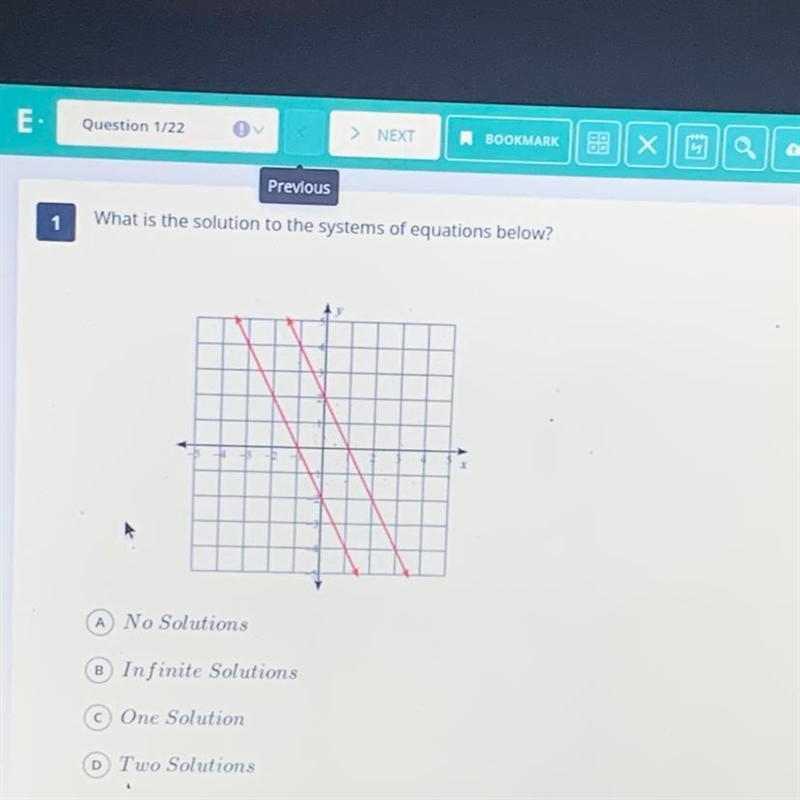 What is the solution to the systems of equations below?-example-1