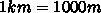 Hen converting from kilometers to meters, the decimal is moved _______. a. three places-example-1