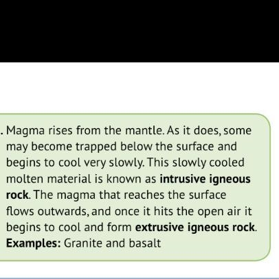 Explain the formation of an Igneous rock​-example-1