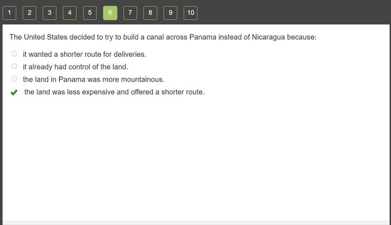 the united states decided to try to build a canal across panama instead of nicaragua-example-1