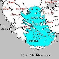 is this statement true or false? the aegean sea is an arm of the mediterranean between-example-1