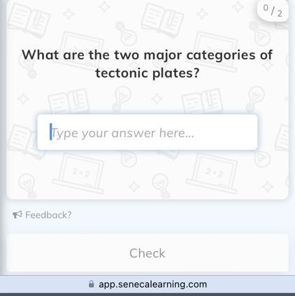 What are the two major tectonic plates-example-1