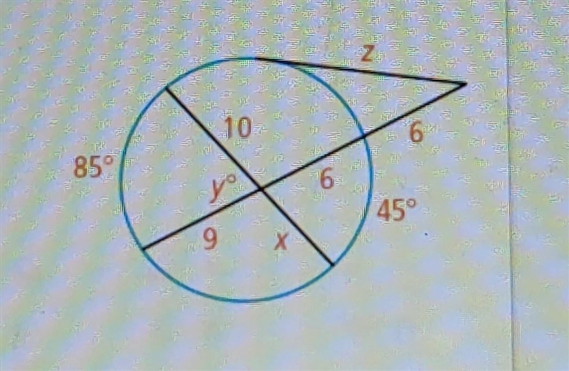 The diagram from Exercise 1 is shown at the right. Is it possible to find the measures-example-1