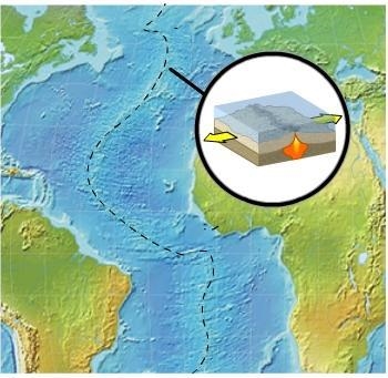 Which feature will form as a result of the movement shown in this tectonic map? A-example-1