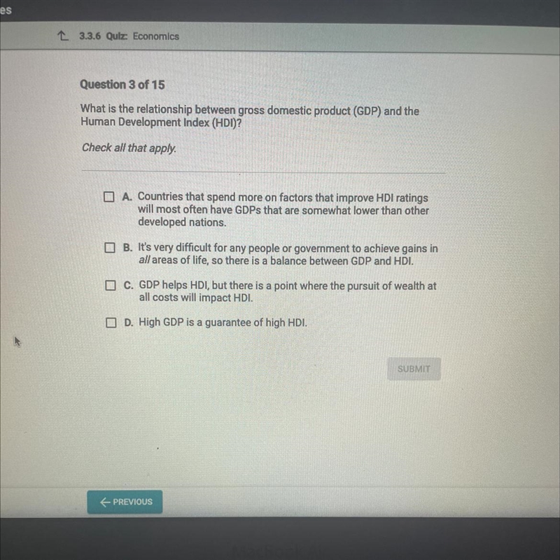 ￼what is the relationship between gdp and the hdi??-example-1