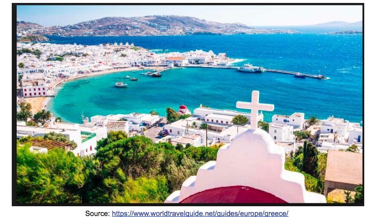 Analyze this picture of Greece. Based on this picture, how would you describe its-example-1