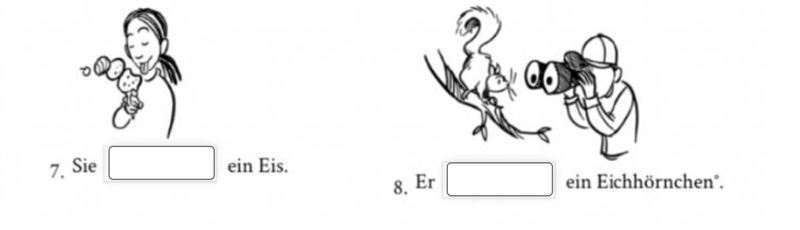 German grammar, practice-example-3