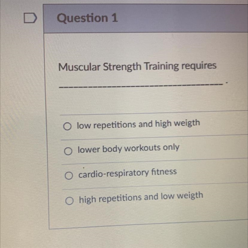 Muscular Strength Training requires-example-1