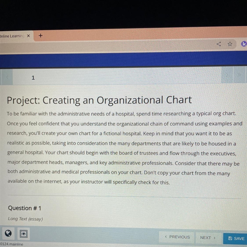 Project: Creating an Organizational Chart. To be familiar with the administrative-example-1