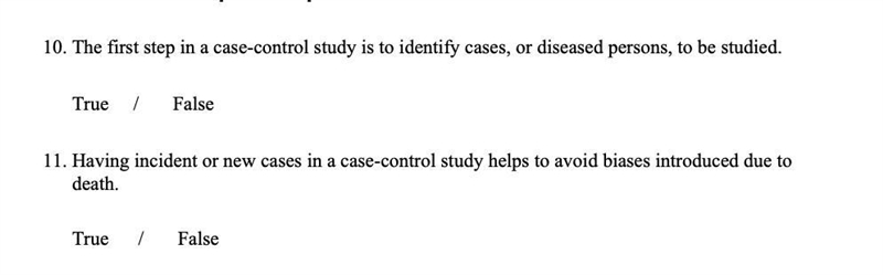 Please help with true and false questions (epidemiology)-example-1