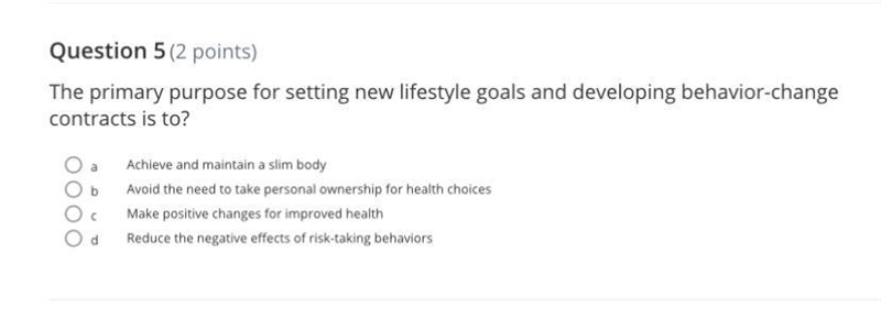 The primary purpose for setting new lifestyle goals and developing behavior-change-example-1