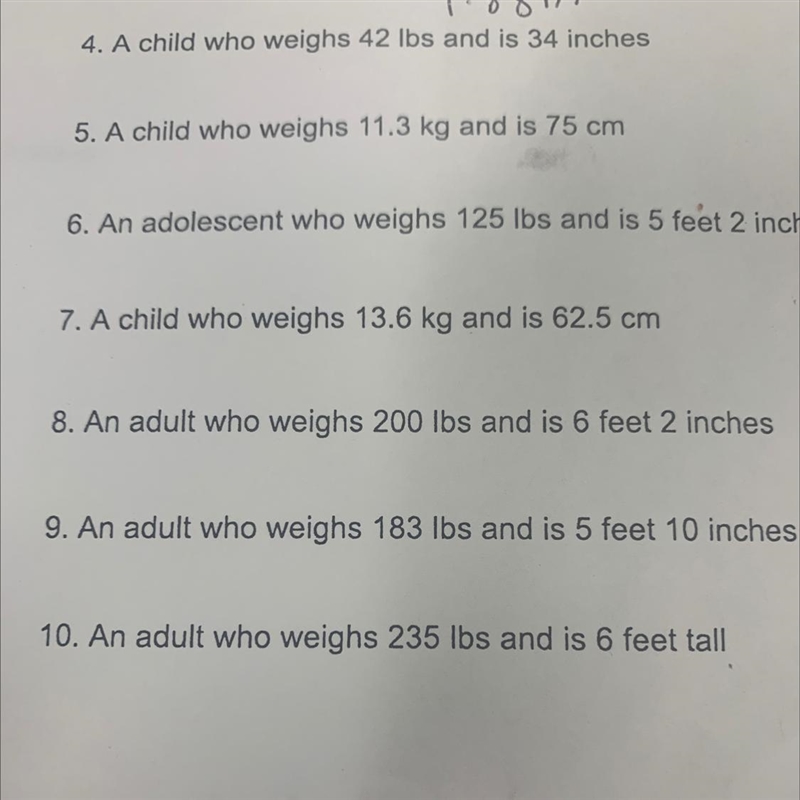 Extra points please help ASAP 13 points !!! Calculate BSA Please and thank u-example-1