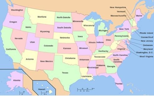 HURRY YOU WILL GET 30+ POINTS Compare the two maps. Which state listed below was located-example-2