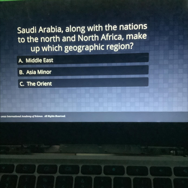 Saudi Arabia along with the nations to the north and North Africa makeup which geographic-example-1