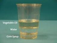 After completing the liquids portion of the lab, which liquid was the least dense-example-1