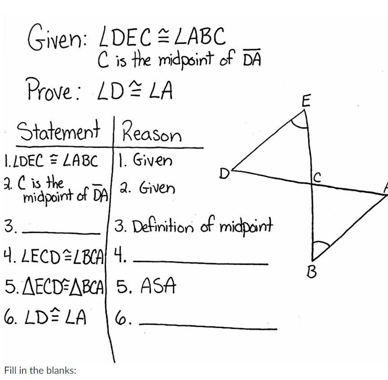 Could Someone Help me fill in the blanks for this problem?-example-1