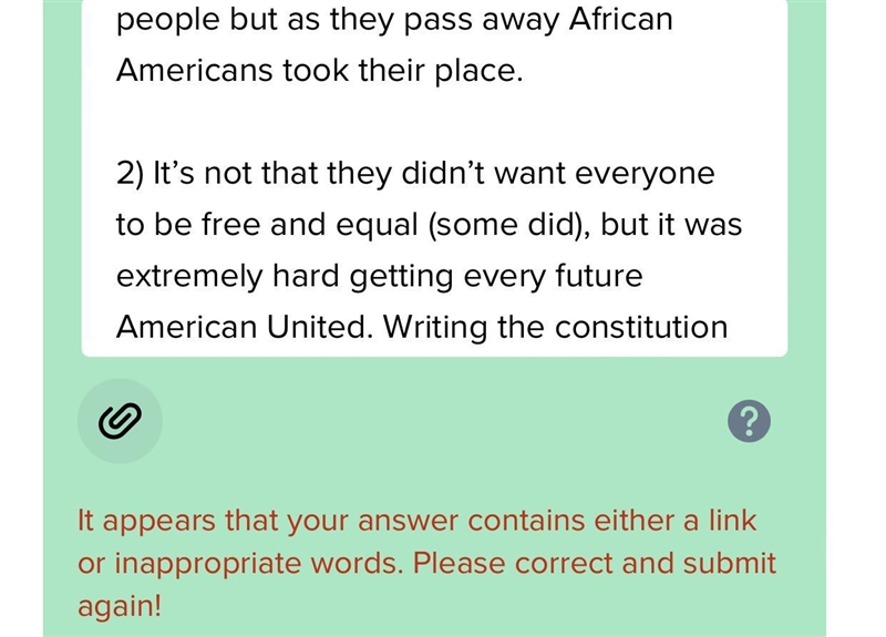 Write three paragraphs answering the following questions: 1. How and why did slavery-example-3