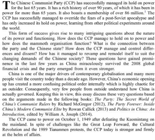 How did China rise as a world power after 1949 essay​-example-1