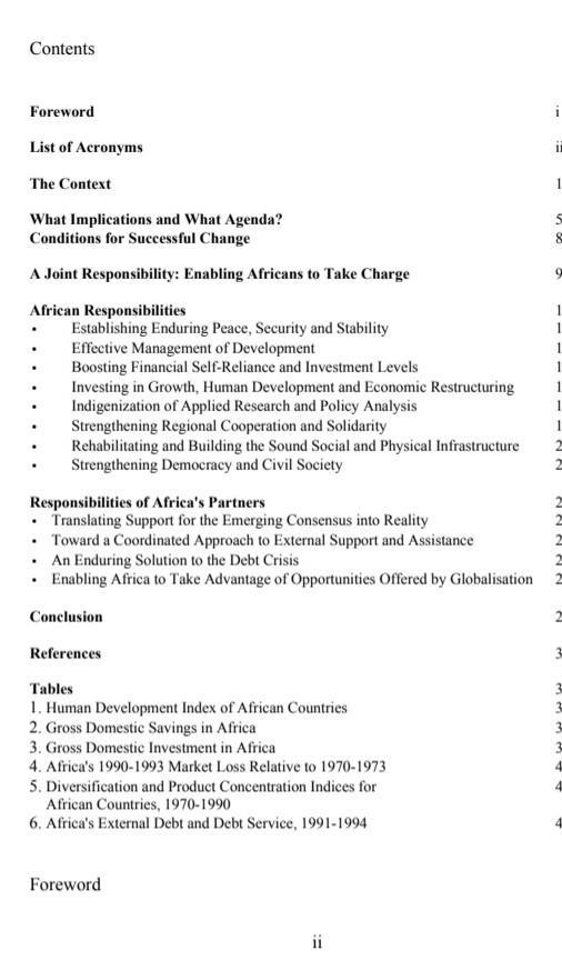 Ways Africa societies can devise to adopt and respond to global economic and political-example-2