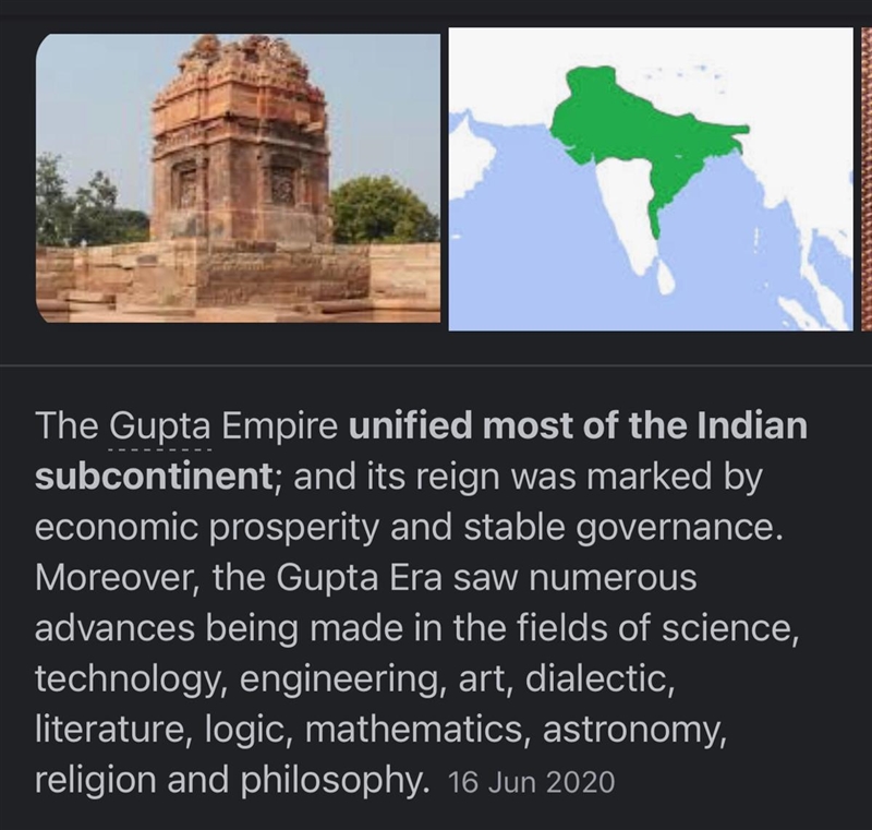 How did achievements and innovations of the Gupta Empire influence the world?-example-1