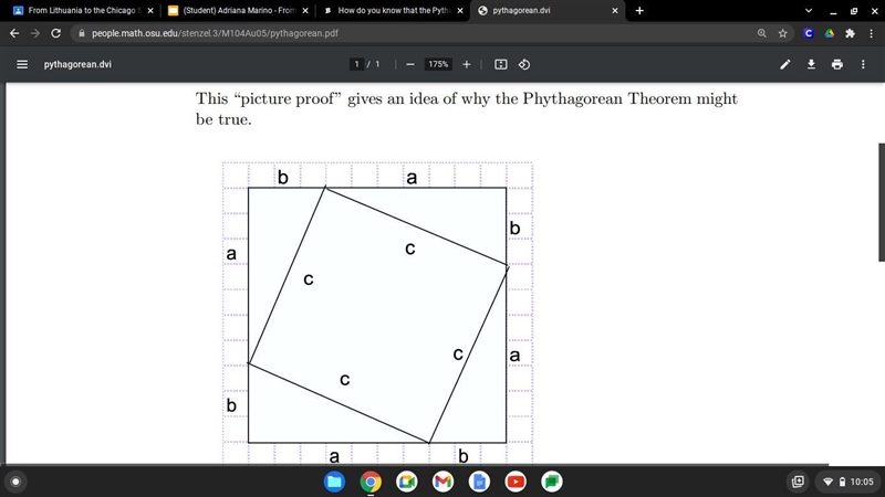 How do you know that the Pythagorean Theorem is true?-example-1