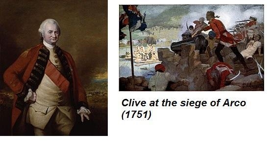 1 2 3 4 5 TIMER 5 Sir Robert Clive was commissioned to fight any force that threatened-example-1