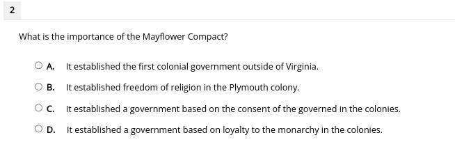 What is the importance of the Mayflower Compact?-example-1