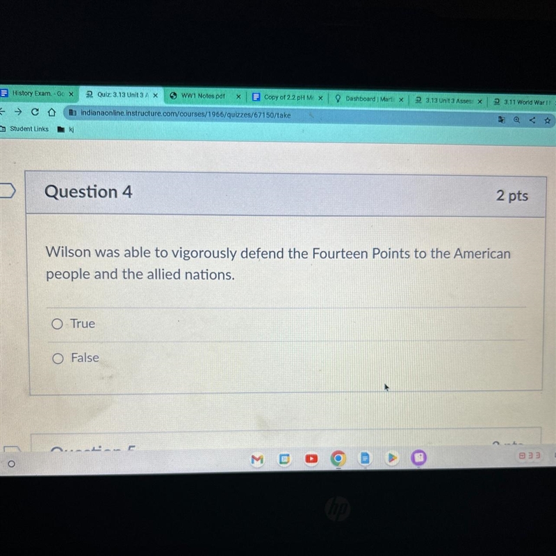 Wilson was able to vigorously defend the 14 points to the American people and the-example-1