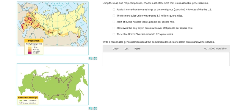 True or false the United States is about 3.02 square miles-example-1