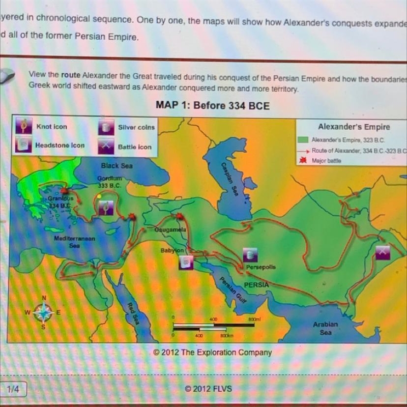 Describe the location of Greek homeland including Macedonia before 334 BCE Please-example-1