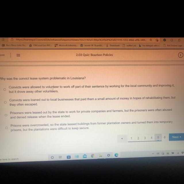 Why was the convict lease system problematic in Louisiana-example-1