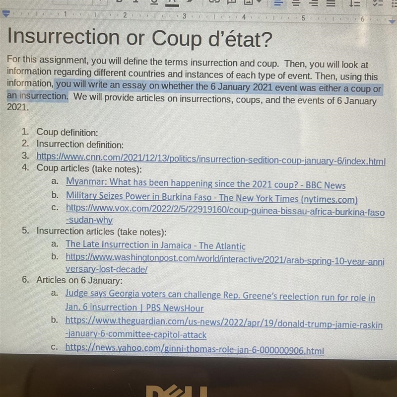 Insurrection or Coup d’état?-example-1