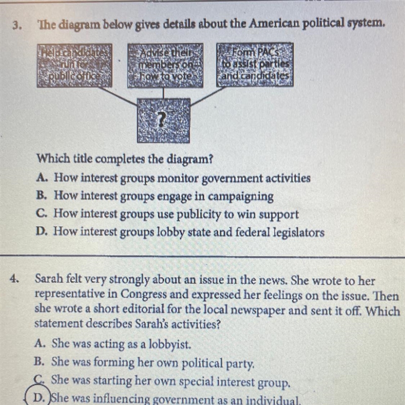 3. The diagram below gives details about the American political system. dvise the-example-1