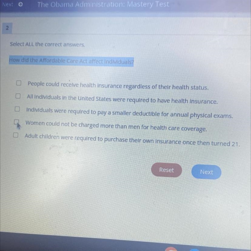 How did the affordable care act affect individual-example-1