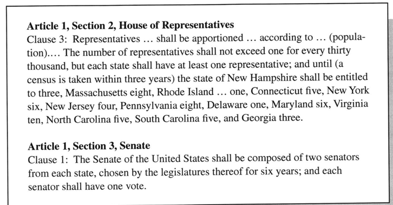 Congress Does the House of Representatives favor big states or small states in terms-example-1