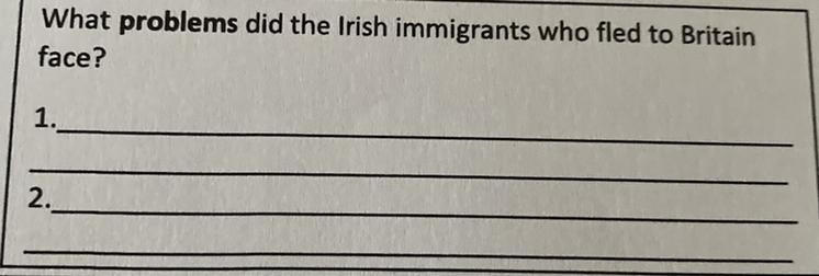 Someone help me- THIS IS WORTH 40 POINTS. Btw this is about “The Irish Potato Famine-example-1