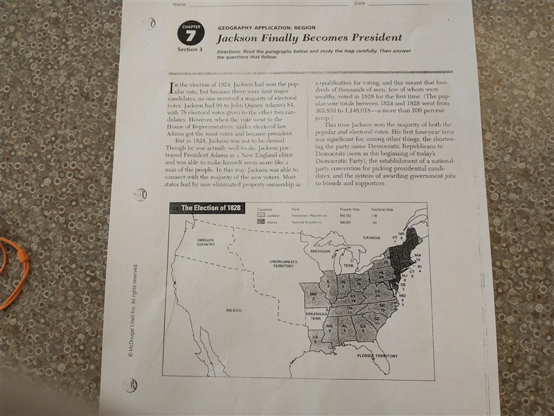 Which three states with electoral votes between the two candidates?-example-1