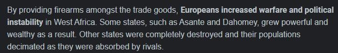 What impact did trade and technology have on North and west africa? (Simple answer-example-1