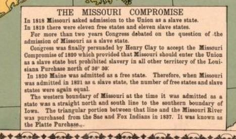 What did the Missouri Compromise of 1820 accomplish? A) It gave the North more votes-example-2