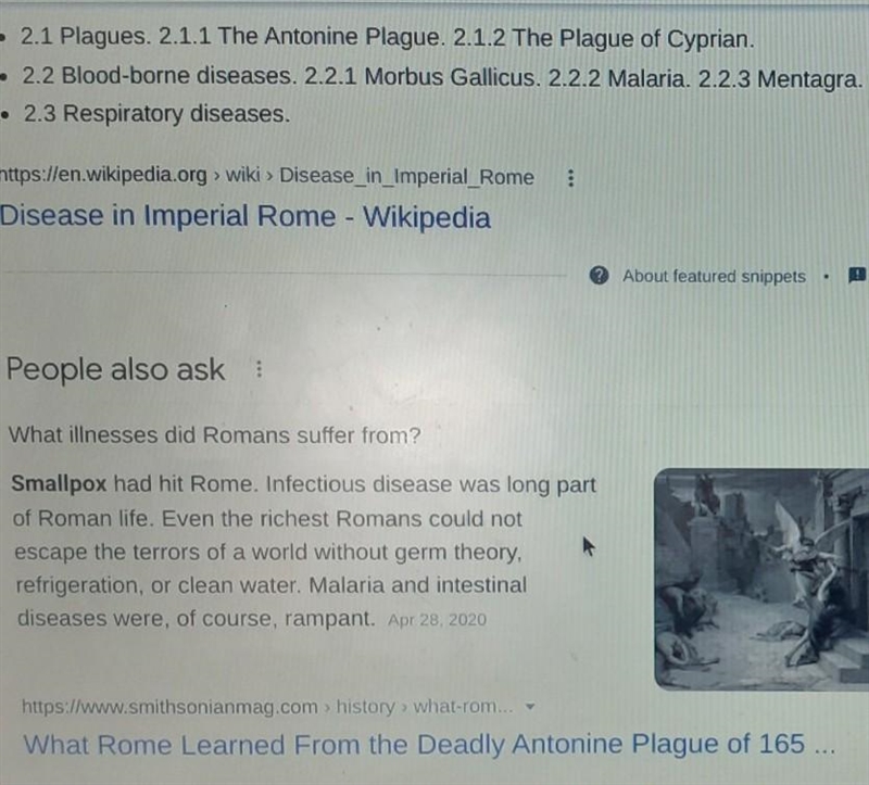 What diseases plagued Rome? (check all that apply pls) ill give 20 points Leprosy-example-1