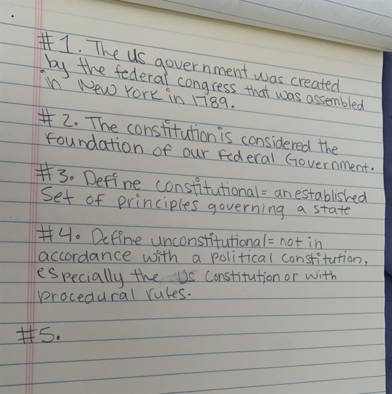 The US Government 1. The US government was created by the ... 2. The Constitution-example-1