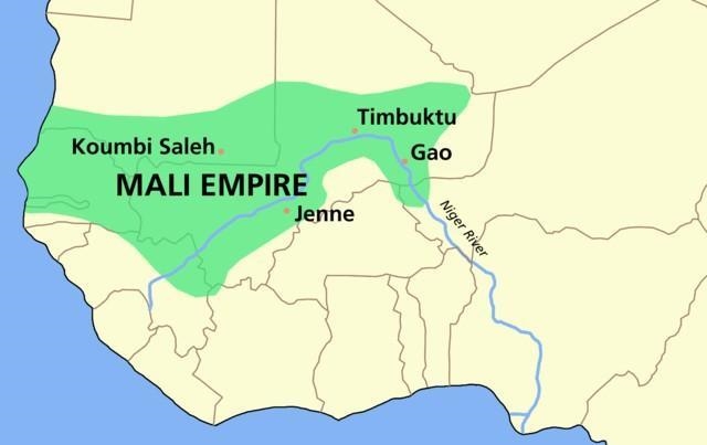 Draw the routes of the ancient Mali empire-example-1