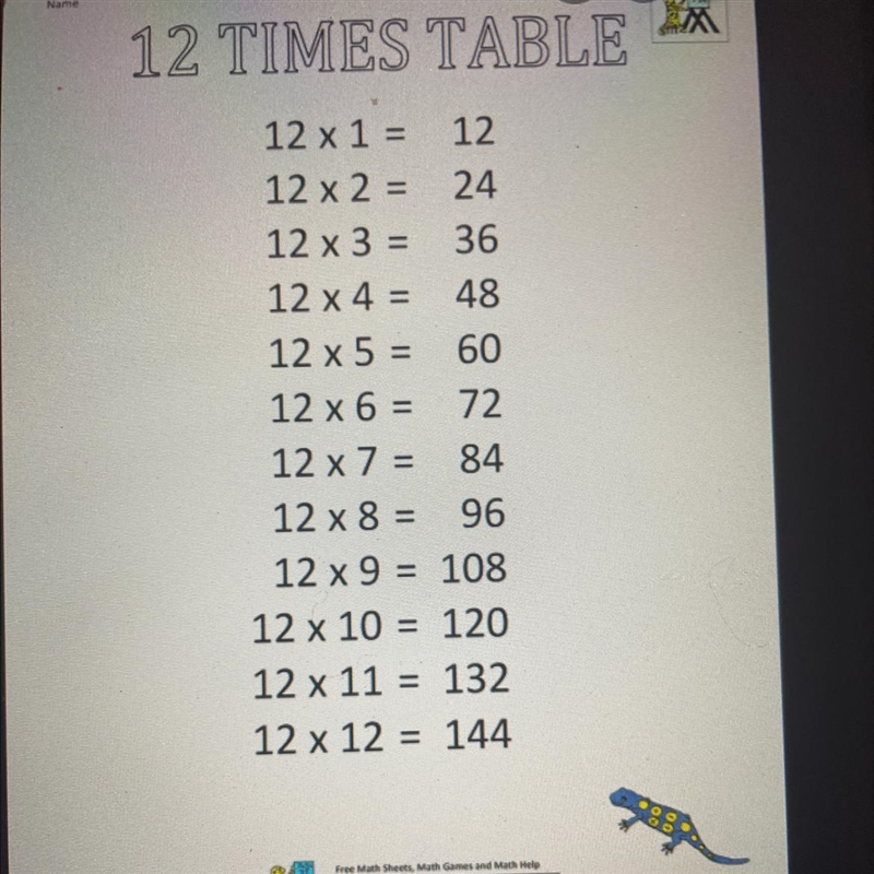 What are the twelve tables-example-1