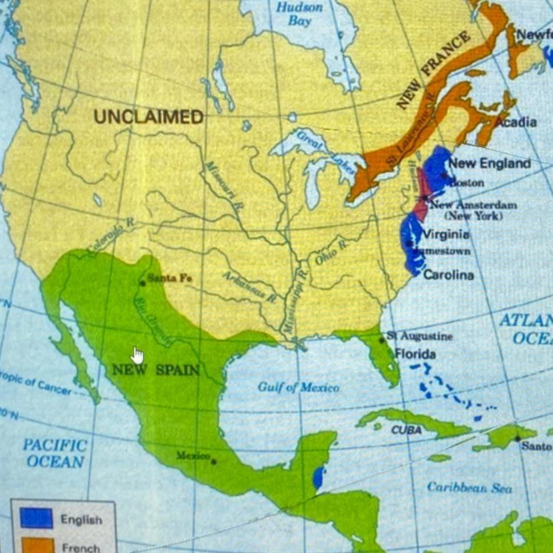 The region labeled with the number 2 on the map above was claimed by __________. A-example-1