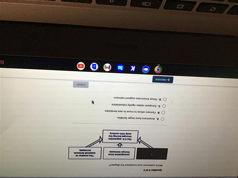 Which statement best completes the diagram?-example-1