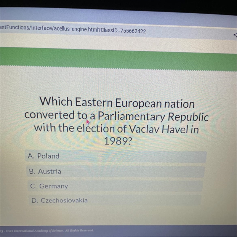 Which Eastern European nation converted to a Parliamentary Republic with the election-example-1