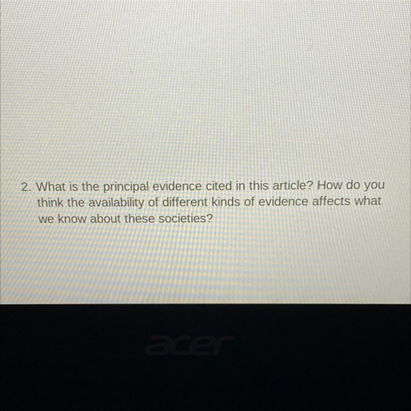 What is the principal evidence cited in this article? How do you think the availability-example-1