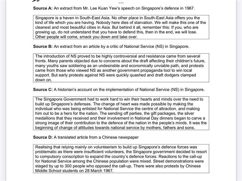 Study the sources. how similar are the sources?-example-1