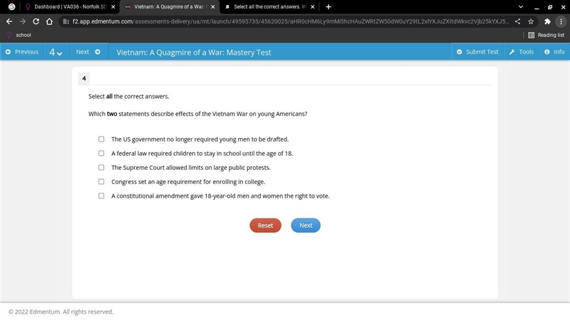 I NEED HELP ASAP!!!!!! 15 POINTS Select all the correct answers. Which two statements-example-1