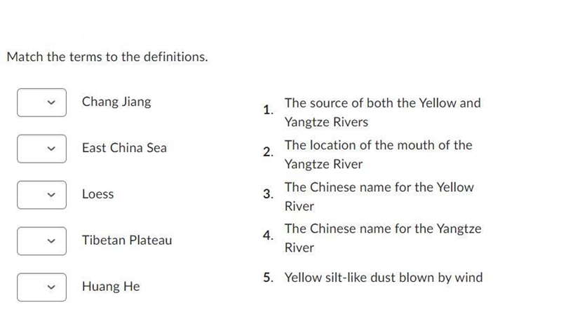 Yellow and Yangtze Rivers Help me-example-1